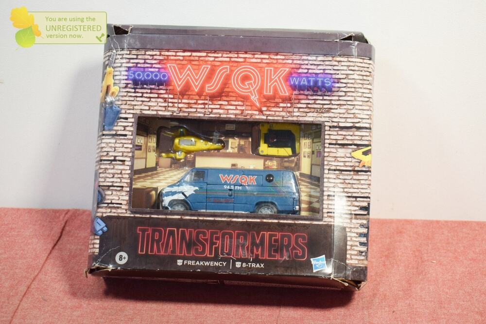 Transformers Collaborative Stranger Things Freakwency and 8-Trax Action Figure